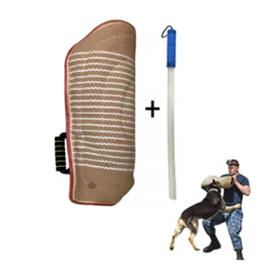 Hessian Dog-Training Thickened Arm Guards Bite-Protection Sleeves & Targets German Shepherd Training Pet Supplies Toys LY00999