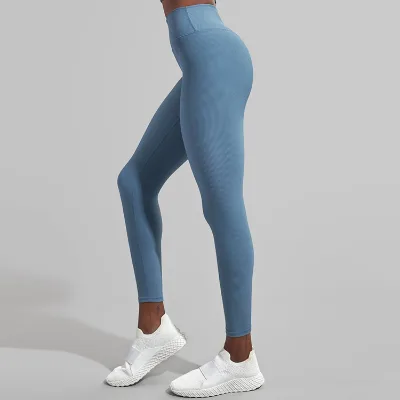 Eco-friendly Women's High Waist Workout Yoga Pants Recycled Booty Leggings for Women