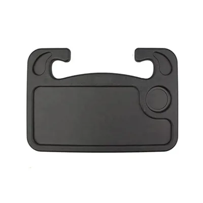 XMB ABS Plastic Durable Black Universal Fit Car Steering Wheel Tray with Dining Plate and Small Table Board