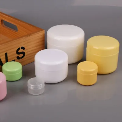 Plastic cosmetic cream jar PP material cosmetic cream bottle jar