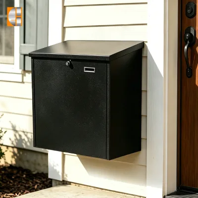 Commercial Grade Heavy Duty Parcel Drop Box 65 Liter Capacity Floor Standing Lockable for Custom Private Estate Home Delivery