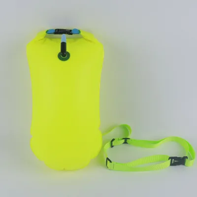 Storage-Ready Swimming Float Single Airbag Easy Inflation Large Mouth Buoyancy Ball Bag Drift Bag Fluorescent Color
