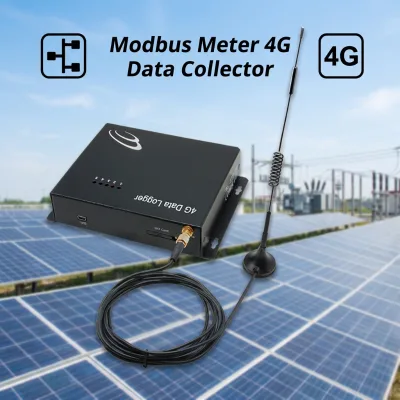 Pulse Counter Modbus 4G Data Logger datalogger supporting 16 Modbus data registers