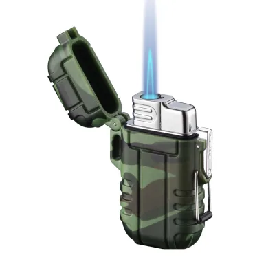 Outdoor Camping sealed Windproof Direct Flame Lighter