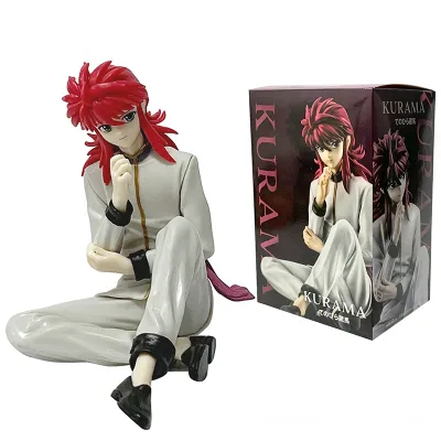 5 Designs 8-8.5cm Anime Yuusuke Urameshi Kurama China Factory Make Custom Action Figures Cartoon 3D PVC Action Figures