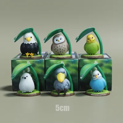 Animal Theme Goodies Birdie Blind Box Toy Surprise Mystery Collectible Figurines Rainy Day Gift for Children and Bird Lovers