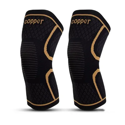 High Quality Arthritis Copper Knee Sleeve Pain Relief Breathable Silica Gel Copper Knee Braces