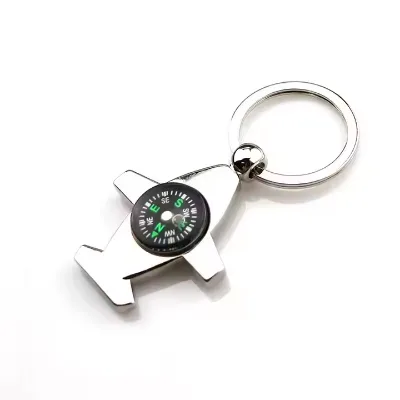 High Quality Creative Compass Keychain Bottle Opener