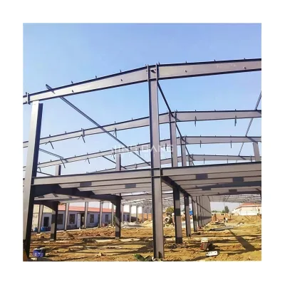 Heavy Steel Structure Building Q235B/Q355 Material Easy Assembly Quick Construction Prefabricated Customizable Industrial