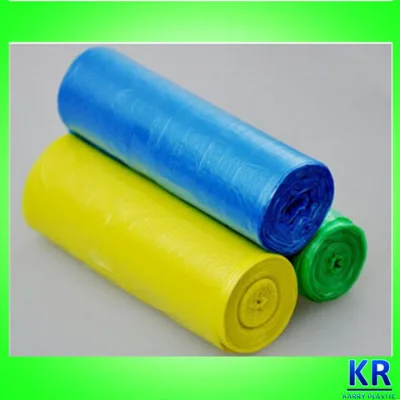 Hdpe garbage bags with paper cover