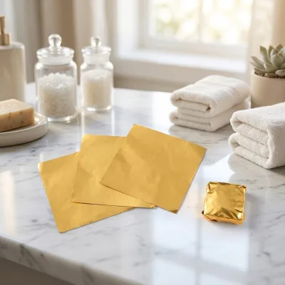 Food Grade Embossed Cut Aluminum Foil with Flexible Texture for Convenient Wrapping Crack-Resistant Folding
