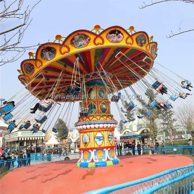 Outdoor Big Flying Chair Ride Theme Park or Amusement Park Fairground Swing Carousel with 'O' Plane Chain for Sale
