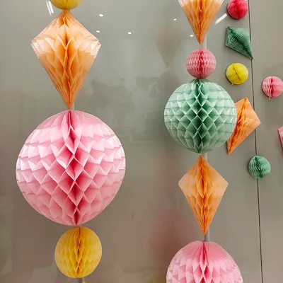 honeycomb paper decoration Ball for party decorations supplies