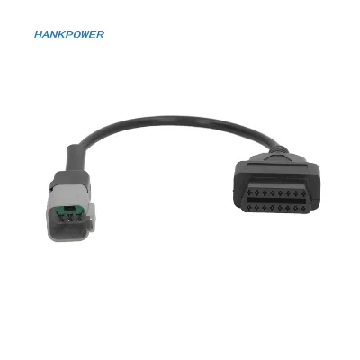 6PIN to 16PIN Diagnostic Cable Adapter Replacement for CAN AM MOTO ATV UTV Motorcycle Bike OBD2 Adapter