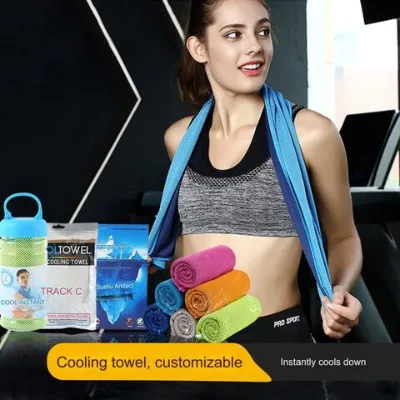 Manufacturer Wholesale Sports cooling towel, cooling towel, cold towel, ice towel, sports outdoor, cool and quick-drying towel
