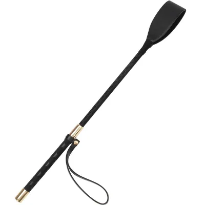 Premium Horse Training Whip Leather Horse Riding Crop Whip with Anti-Slip Grip