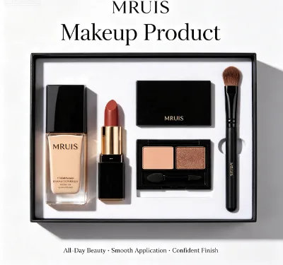MRUIS All in One Makeup Set Long Lasting Smooth Cosmetic Mild Formula for Daily Dating Party Women Beauty Makeup Gift Kit