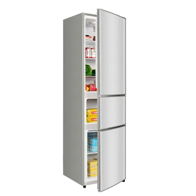 Hot Selling BCD-108S Modern 3-Door Large Capacity Refrigerator, Manual Defrost, 220V/50Hz