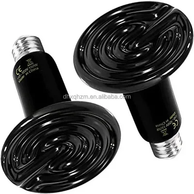 Infrared Ceramic Focos Calentadores Para Pollos Heater  Chicken Turtle Lizard Reptile Heat Lamp Halogen Bulbs
