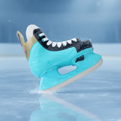 Custom Adjustable Hard Shell Ice Hockey Skates for Children & Teenagers, Direct Supply From Source Manufacturer