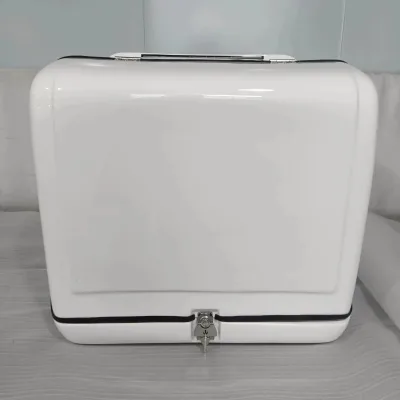 Fiberglass Large Capacity 315L Storage Boxes for Car Trunk with Lock Open From Front for Food Pizza Delivery Transportation