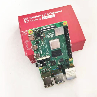 Electronic components Study linux Development board artificial intelligence Small computer 1GB  Raspberry pi 4 4gb pie ic