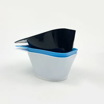 Hair Color Dye Equipment Square Hair Dyeing Hair Color Mixing Plastic Tint Bowl