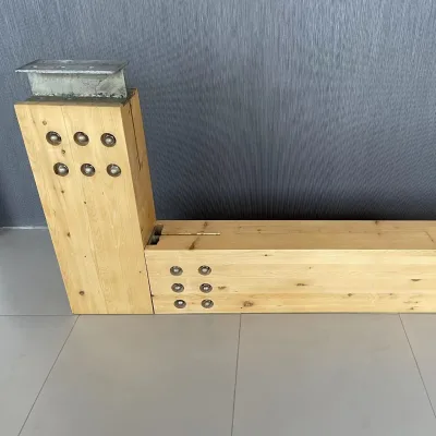 Wooden Log Material and Office Use Log Cabin Timber Frame