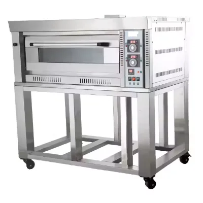 Tray Baking Oven Oven Manufacturer Gas 1 Deck 2 for Bakery PERFEX GO1-2 Commercial Catering,snack Food Factory Bread, Pizza 150w