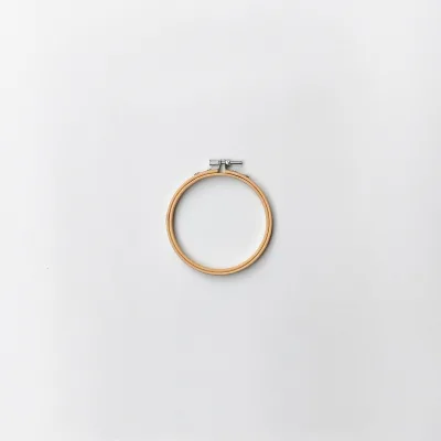 Cross Stitch Embroidery Hoop Circle Bamboo Frame 10-40cm for Poke Embroidery