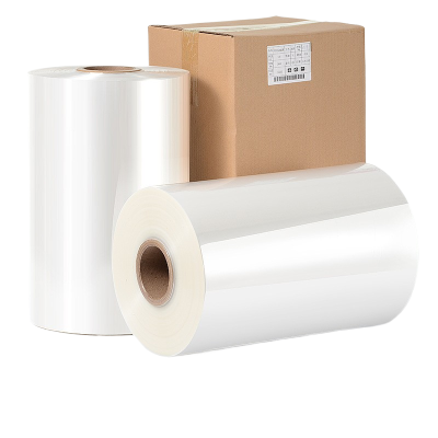 Wholesale Polyolefin/POF Shrink Film Soft Moisture-Proof CenterFold for Automatic/Manual Packaging Juice Wine Soda Other