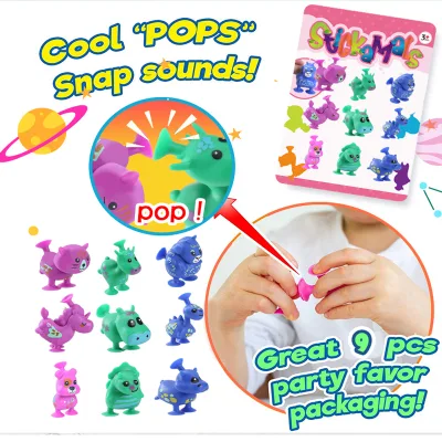 Wholesale Animal Suction Cup Funny Figure Action Fidget Sucker Creative Small Kids Toys