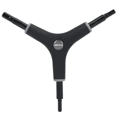 TS-HY01 Y-Type 3-Way Hex Wrench 4/5/6mm Steel CE Certified Multifunction Portable Bicycle Repair Tool for MTB & Road Bike