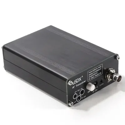 Original Upgraded 3-5W USDX+ SDR Transceiver All Mode 8 Band HF Ham Radio QRP CW Transceiver 80M/60M/40M/30M/20M/17M/15M/10M