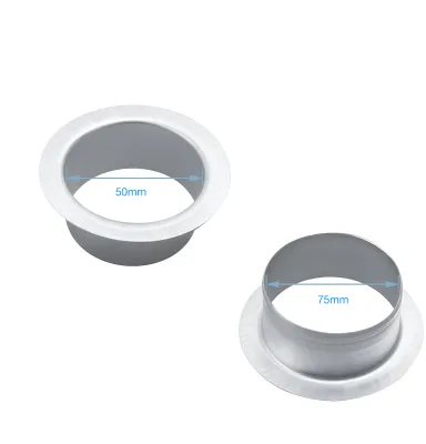Custom Circular Aluminum Rainwater Trough Drain Outlet Suitable for Standard 2x3 Downspouts