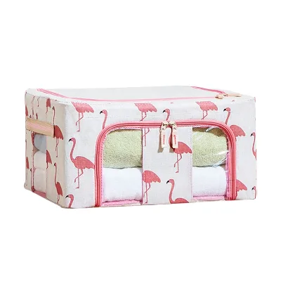 Single-Tier Fabric Closet Organizer for Living Room Wardrobe Square External Storage Solutions for Clothing Bags for Garage Use