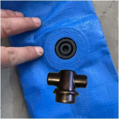 DaringFish Easy-Install Tee Fitting with Pre-Drilled Holes for Butterfly Sprinklers