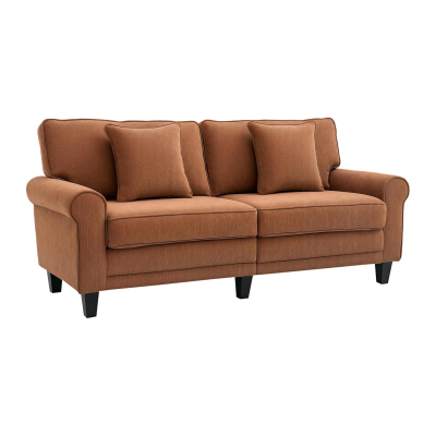 Brown Cord Sofa Scandinavian Living Room Sofas 3 Seaters