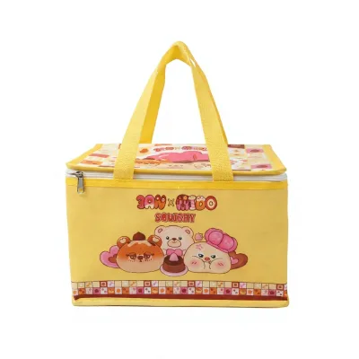 Thermal Cooler Bag with Solid Metal Buckle for Frozen Dessert Carrying Great for Lunch Box Pairing