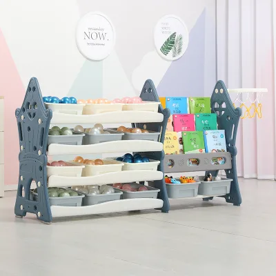 Toddlers and Infant Books Storage Rack Plastic Children Toy Bookshelf and Bookshelf for Children's Room