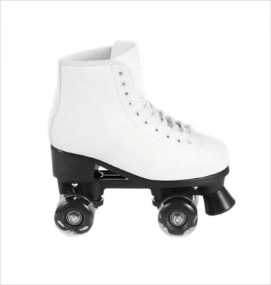 Cheap Factory Stock Professional Inline Skates 4-Wheel Adult Model Customizable PU Wheels