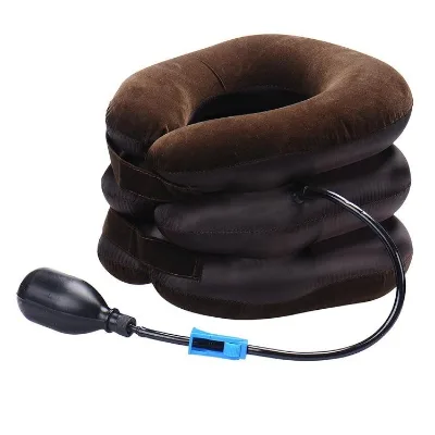Air Neck Traction Relive Pain Cervical Collar Device Inflatable Neck Support Traction Pillow