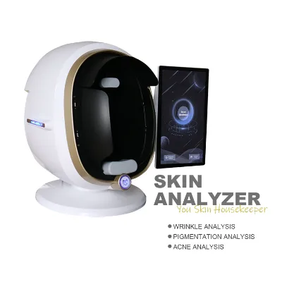 Portable Size Usb Connect With Computer Use Collagen Fiber Skin Analyzer Machine In Spanish And French Language