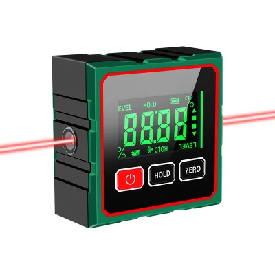 AIsmartlink Intelligent Laser Digital Display Development Board Inclinometer Magnetic 360-degree Measuring High-precision Level