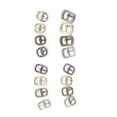 Durable Eco-Friendly Zinc Alloy Shoe Buckle with Custom Engraved Logo-Smooth Finish Long-Lasting Use