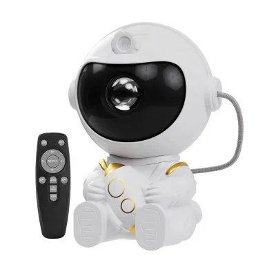 Astronaut Galaxy Night Light Projector Toy Remote Control Nebula & Starry Projection Lamp for Bedroom Home Theater Ceiling Decor