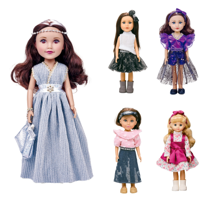 12 Inch Baby Doll With Realistic Hair and Exquisite Clothes Dress up Pretty Girl Doll Children's Play Toys
