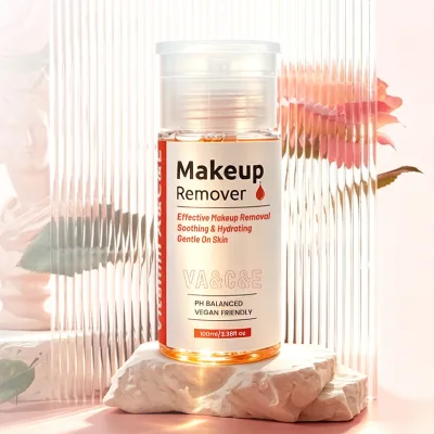 Private Label 100ml Skin Micellar Cleansing Water Removes Makeup Cleanses Soothes,vitamins A, C, and E ,Press Directly