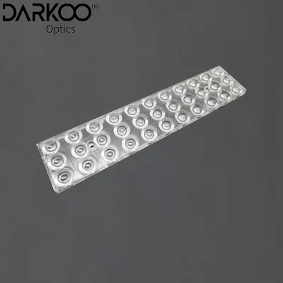 Array Mould SMD Round 33 Leds Acrylic Pmma Linear Led Lighting Len Lamp 90 Degree Fresnel Lens