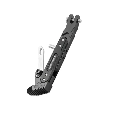 Motorcycle Side Stand Extension Rod CNC Accessory Heavy Duty Kickstand Reinforcement for Stability